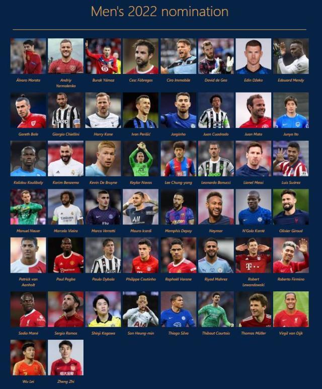 英雄联盟竞猜大厅-2022金足奖候选：梅西、本泽马领衔，郑智、武磊入选